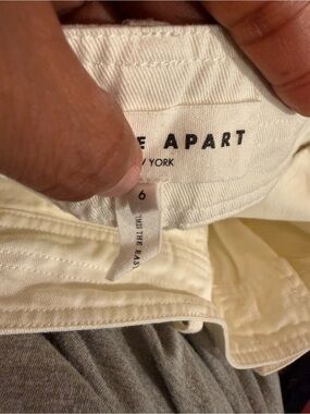 Apiece Apart Cream Women's Jeans